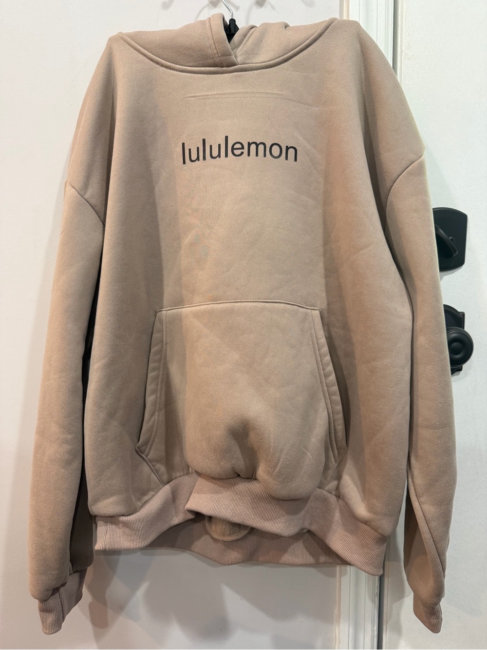 lululemon athletica Men's Taupe Crewneck Hoodie